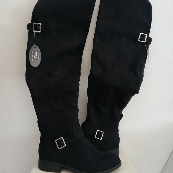 Sun + Stone Shoes - Black Knee-High Women's Boots Size 6.5 New
